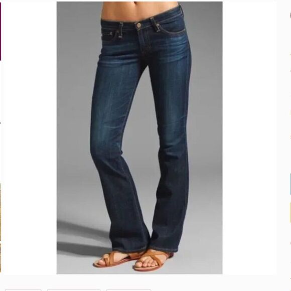 AG ADRIANO GOLDSCHMIED The Kiss Jeans Dark Wash Size 32 - Picture 1 of 9